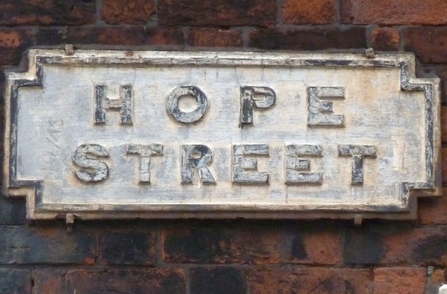 Hope Street sign